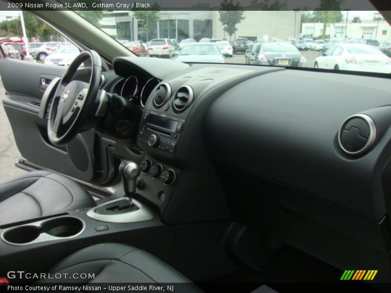 Gotham Gray / Black 2009 Nissan Rogue SL AWD