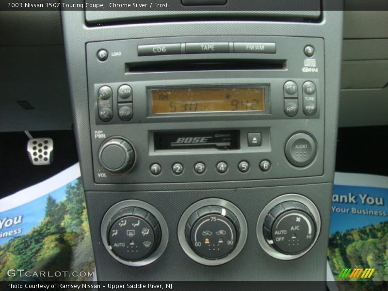 Controls of 2003 350Z Touring Coupe