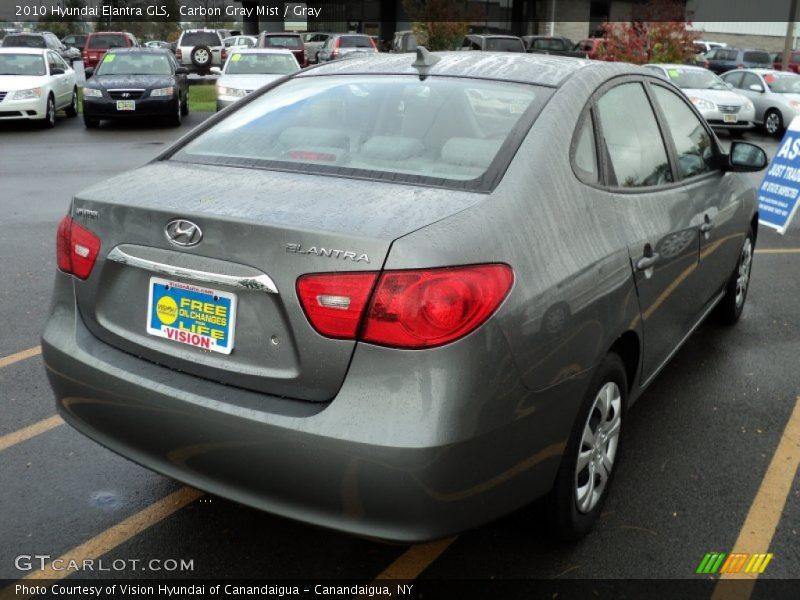 Carbon Gray Mist / Gray 2010 Hyundai Elantra GLS