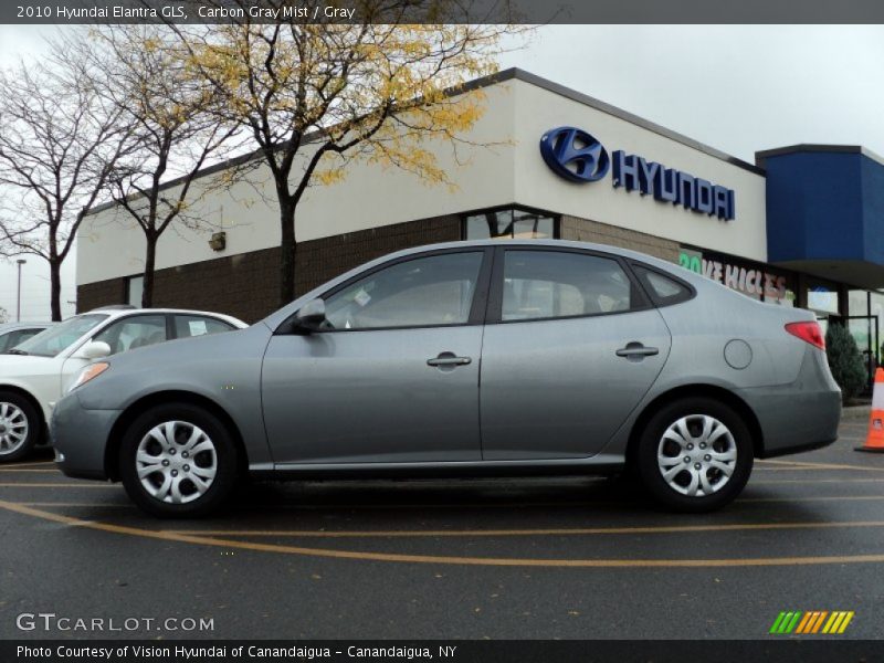 Carbon Gray Mist / Gray 2010 Hyundai Elantra GLS