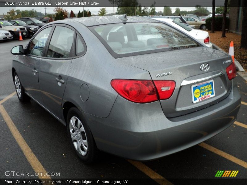 Carbon Gray Mist / Gray 2010 Hyundai Elantra GLS