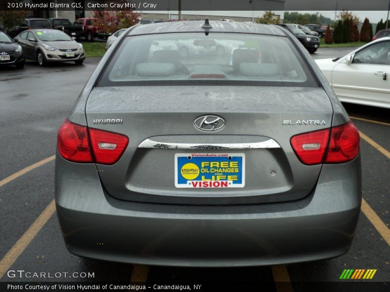 Carbon Gray Mist / Gray 2010 Hyundai Elantra GLS