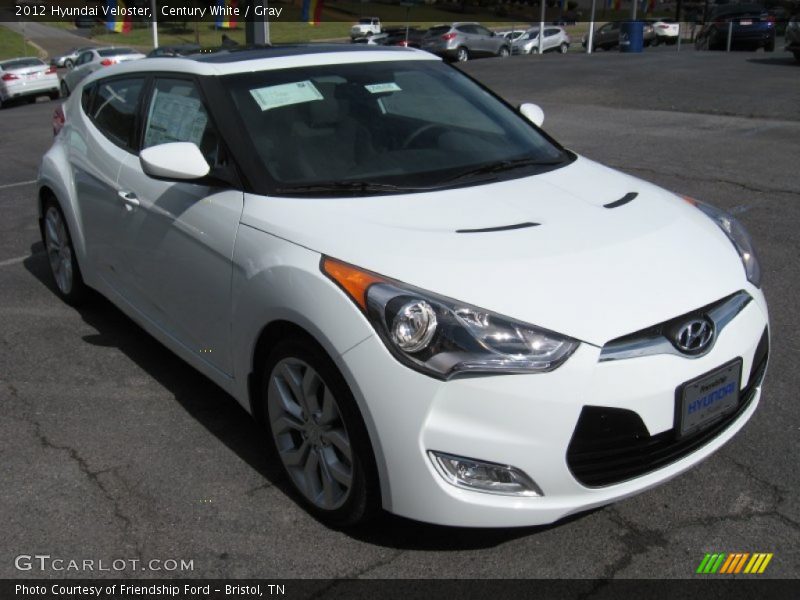 Century White / Gray 2012 Hyundai Veloster