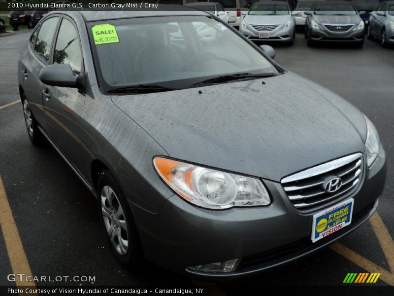 Carbon Gray Mist / Gray 2010 Hyundai Elantra GLS