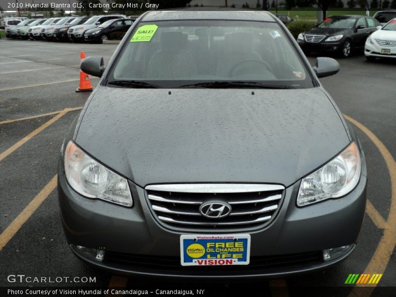 Carbon Gray Mist / Gray 2010 Hyundai Elantra GLS