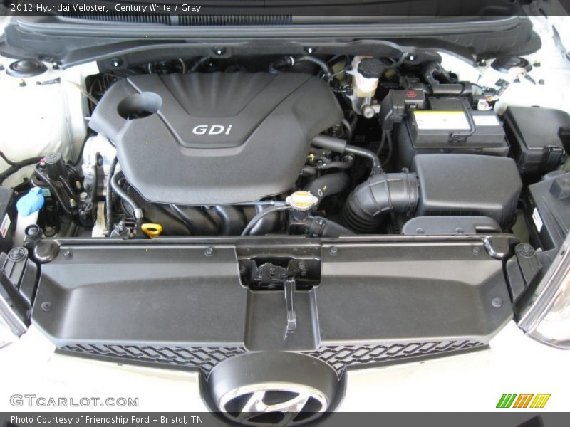  2012 Veloster  Engine - 1.6 Liter GDI DOHC 16-Valve Dual-CVVT 4 Cylinder