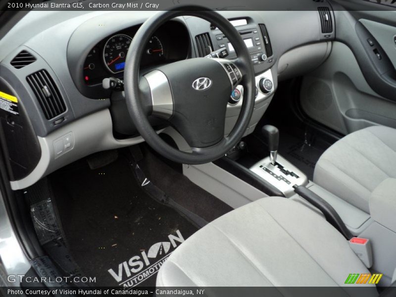 Carbon Gray Mist / Gray 2010 Hyundai Elantra GLS