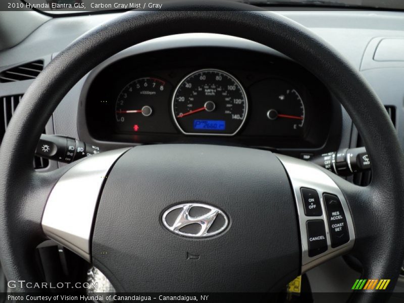 Carbon Gray Mist / Gray 2010 Hyundai Elantra GLS