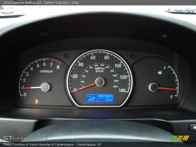 Carbon Gray Mist / Gray 2010 Hyundai Elantra GLS