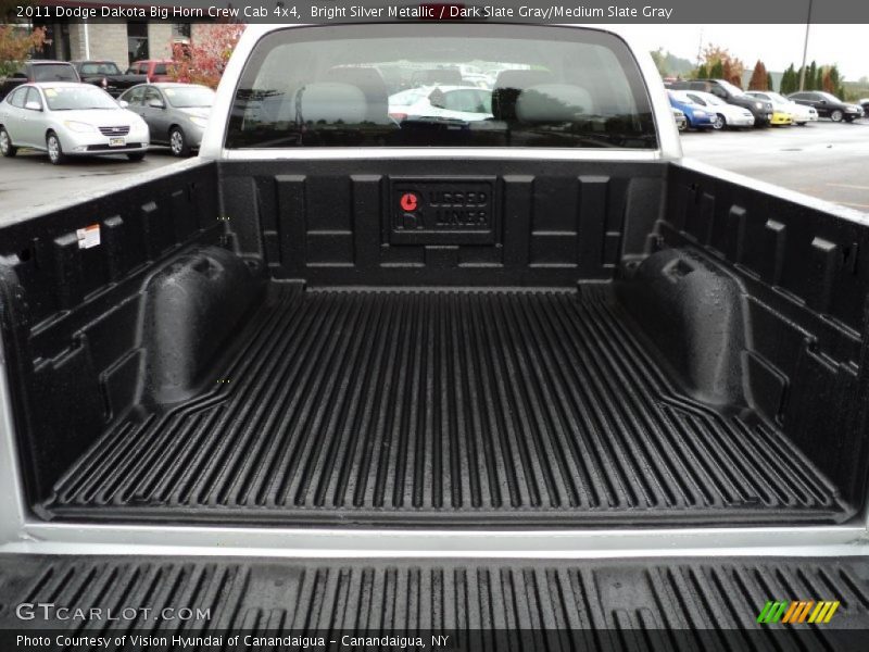 Bright Silver Metallic / Dark Slate Gray/Medium Slate Gray 2011 Dodge Dakota Big Horn Crew Cab 4x4