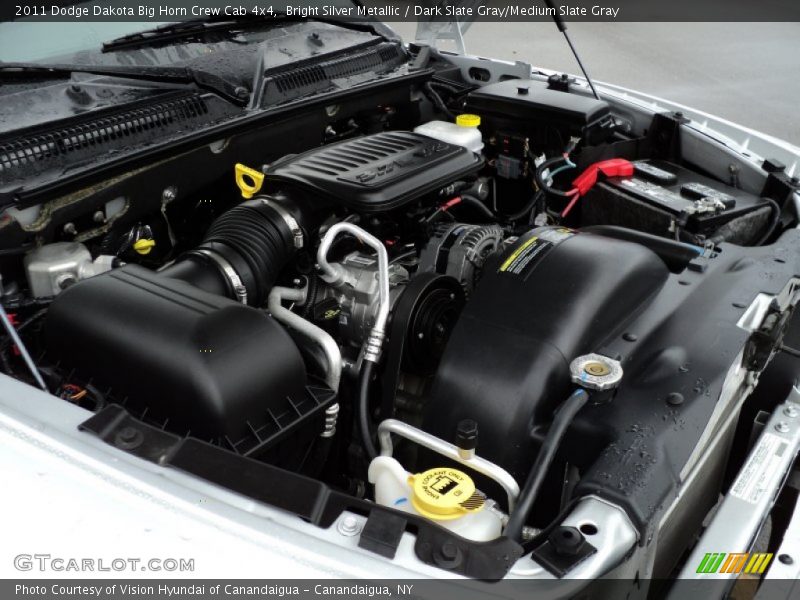 2011 Dakota Big Horn Crew Cab 4x4 Engine - 3.7 Liter SOHC 12-Valve Magnum V6