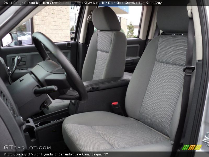  2011 Dakota Big Horn Crew Cab 4x4 Dark Slate Gray/Medium Slate Gray Interior