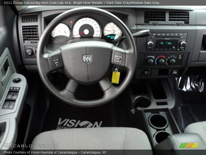Dashboard of 2011 Dakota Big Horn Crew Cab 4x4