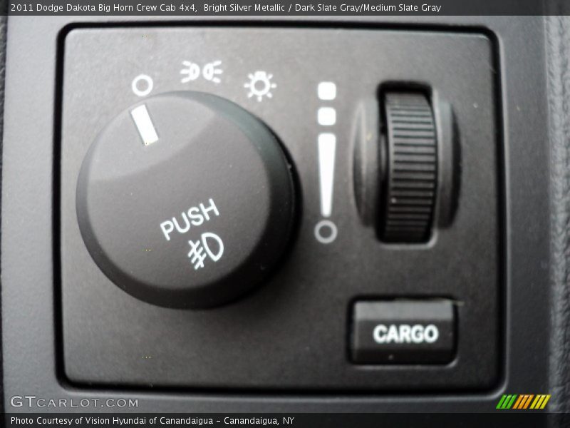 Bright Silver Metallic / Dark Slate Gray/Medium Slate Gray 2011 Dodge Dakota Big Horn Crew Cab 4x4
