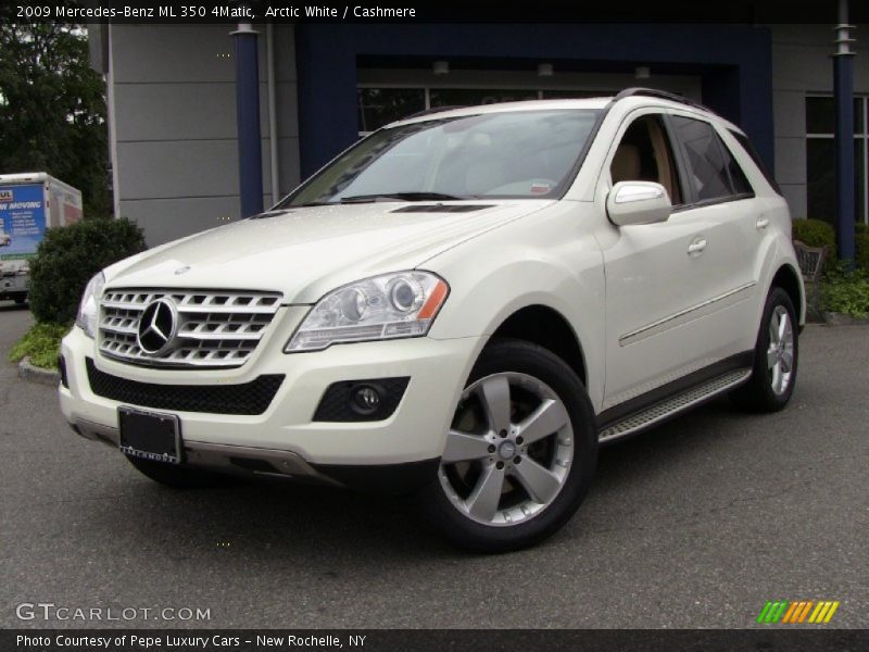 Arctic White / Cashmere 2009 Mercedes-Benz ML 350 4Matic