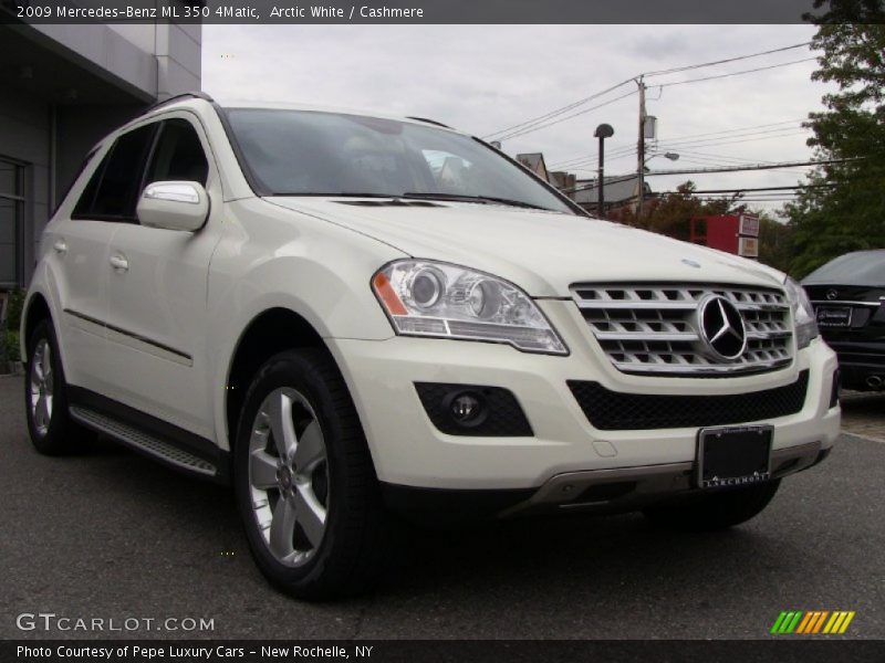 Arctic White / Cashmere 2009 Mercedes-Benz ML 350 4Matic