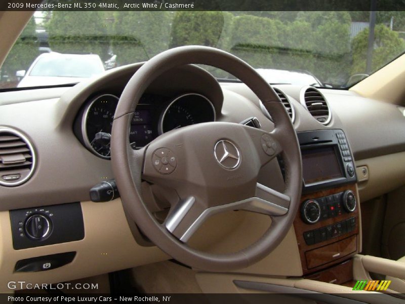 Arctic White / Cashmere 2009 Mercedes-Benz ML 350 4Matic
