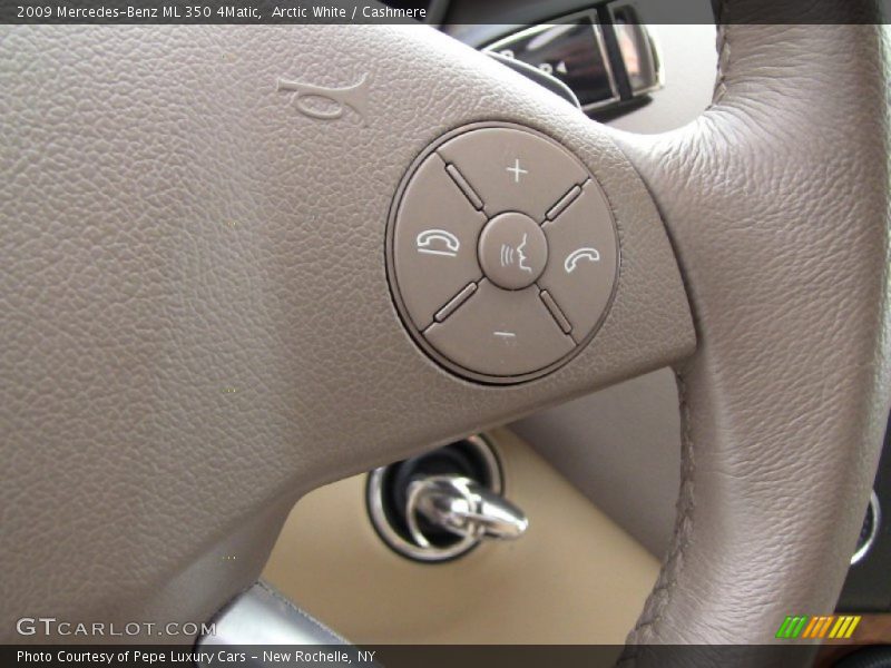 Arctic White / Cashmere 2009 Mercedes-Benz ML 350 4Matic
