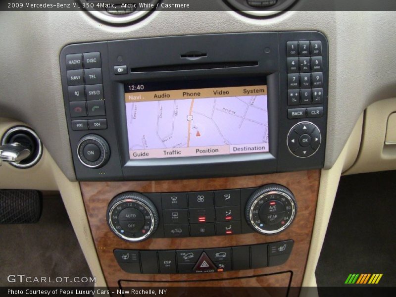 Arctic White / Cashmere 2009 Mercedes-Benz ML 350 4Matic