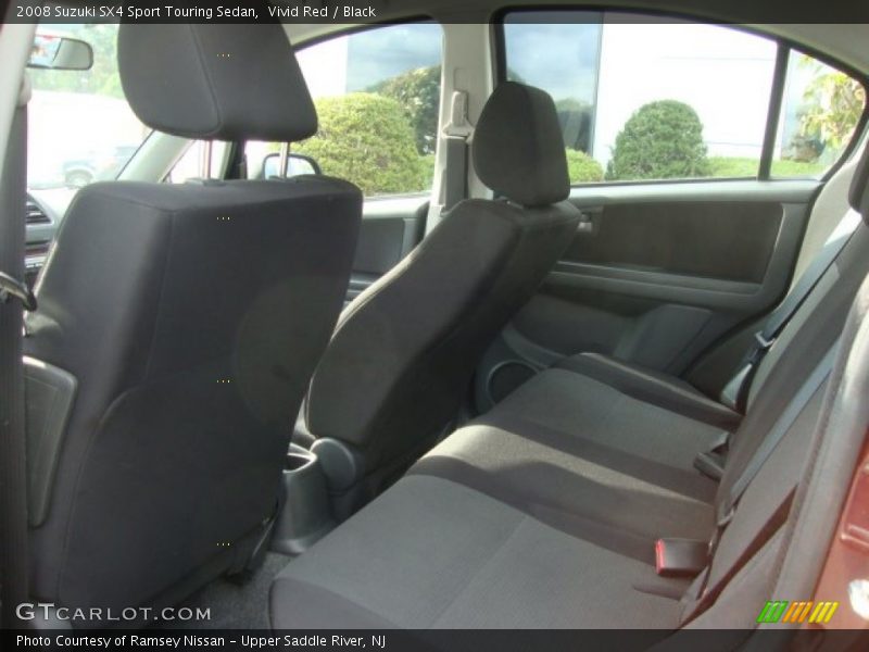 Vivid Red / Black 2008 Suzuki SX4 Sport Touring Sedan