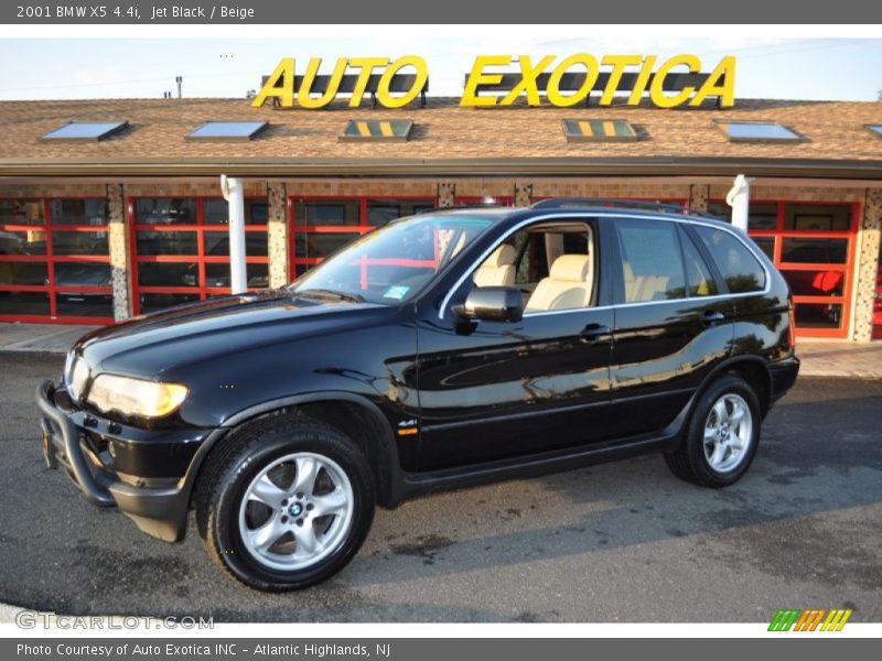 Jet Black / Beige 2001 BMW X5 4.4i