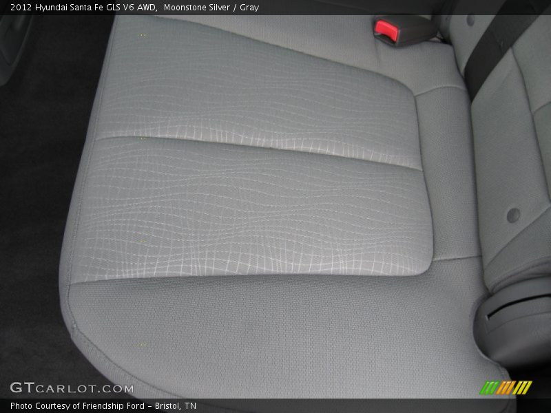 Moonstone Silver / Gray 2012 Hyundai Santa Fe GLS V6 AWD