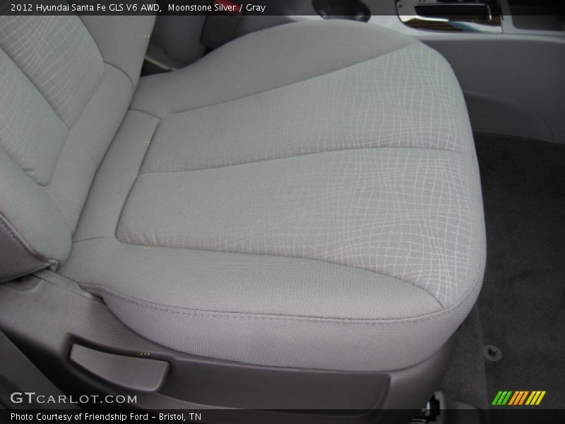 Moonstone Silver / Gray 2012 Hyundai Santa Fe GLS V6 AWD