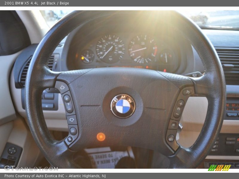 Jet Black / Beige 2001 BMW X5 4.4i