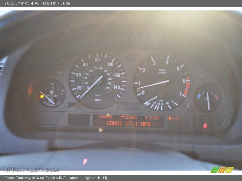 Jet Black / Beige 2001 BMW X5 4.4i