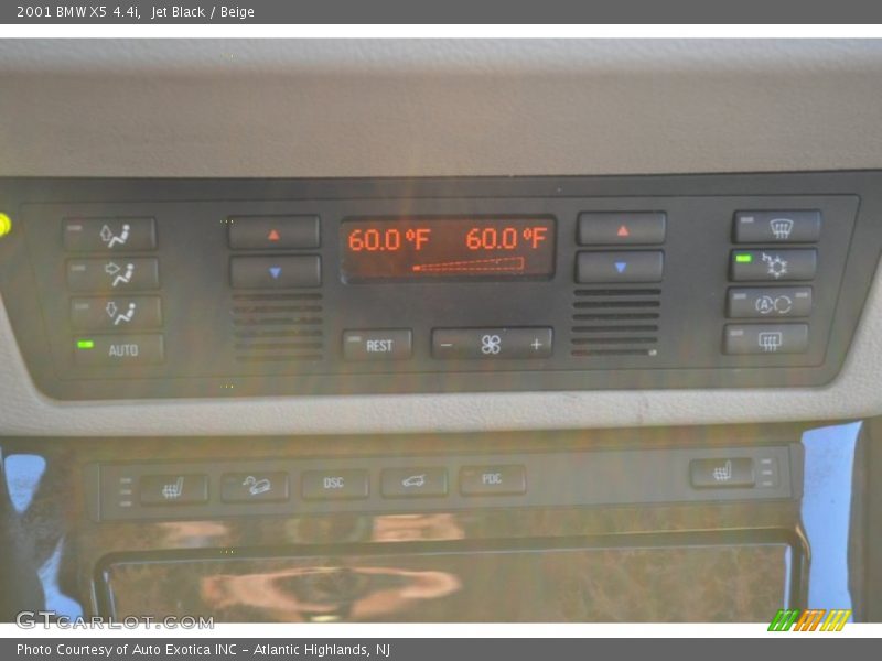 Jet Black / Beige 2001 BMW X5 4.4i