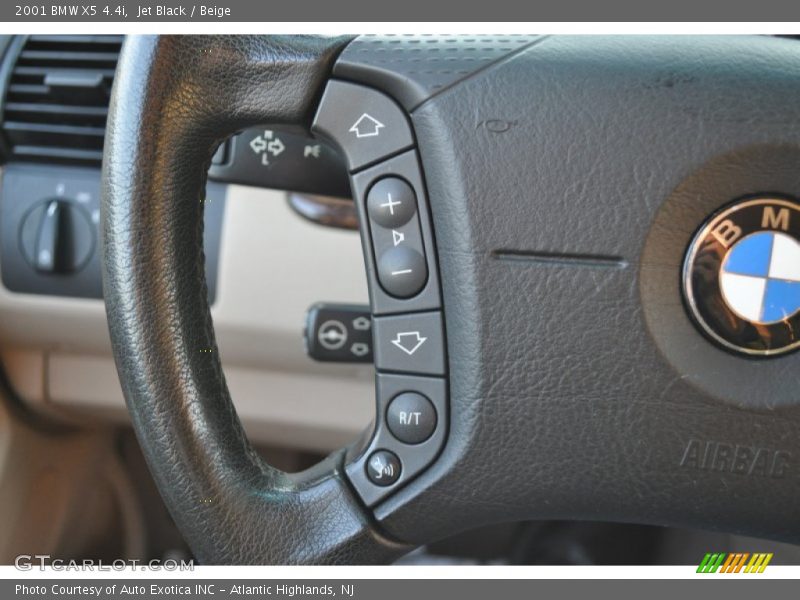 Jet Black / Beige 2001 BMW X5 4.4i