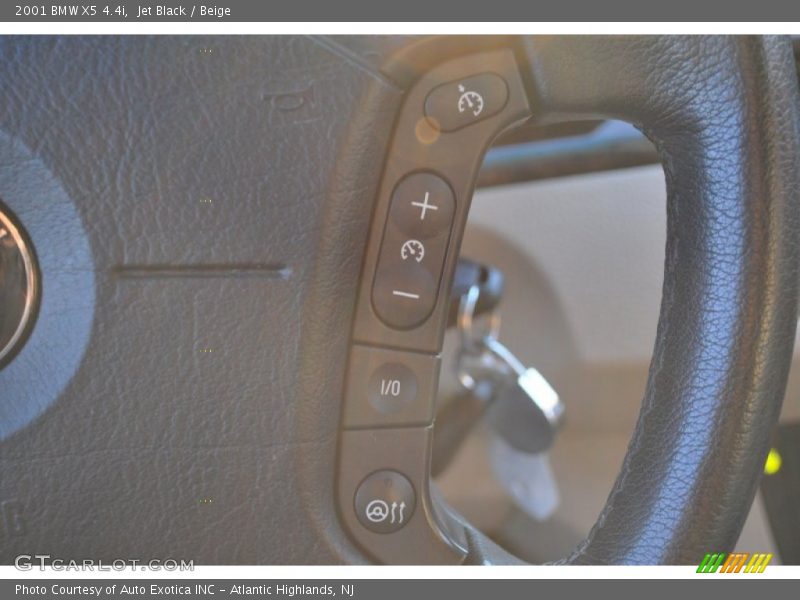 Jet Black / Beige 2001 BMW X5 4.4i