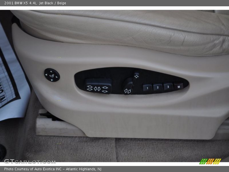 Jet Black / Beige 2001 BMW X5 4.4i