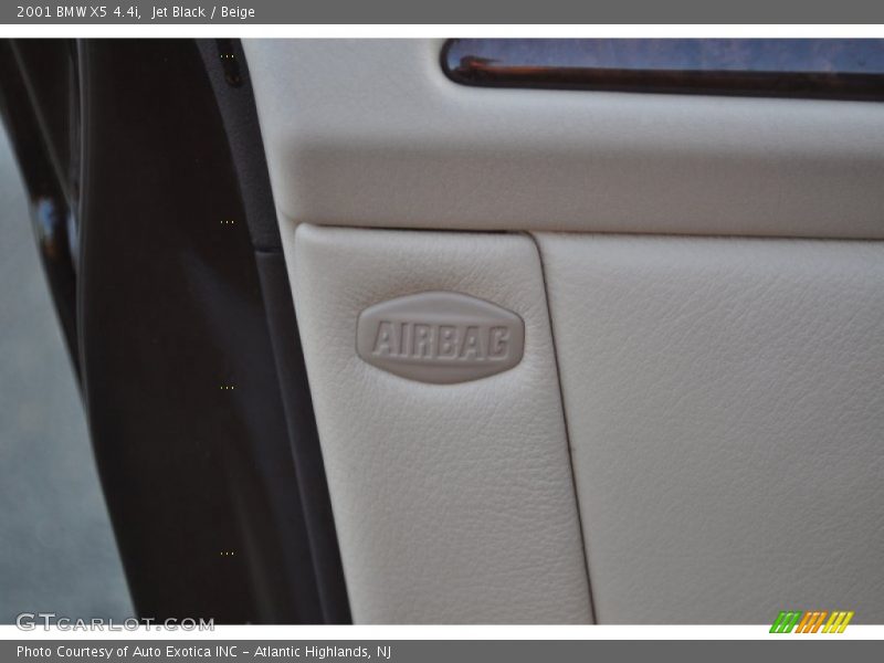 Jet Black / Beige 2001 BMW X5 4.4i