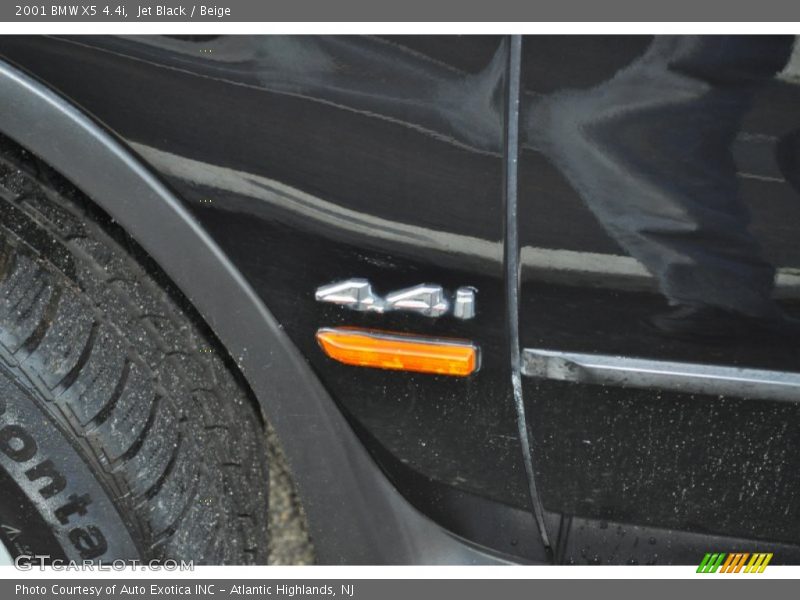 Jet Black / Beige 2001 BMW X5 4.4i