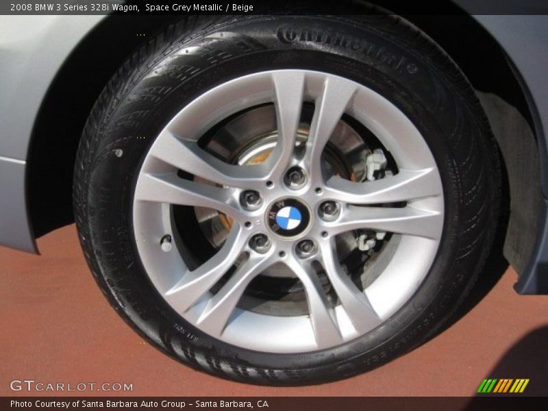 Space Grey Metallic / Beige 2008 BMW 3 Series 328i Wagon