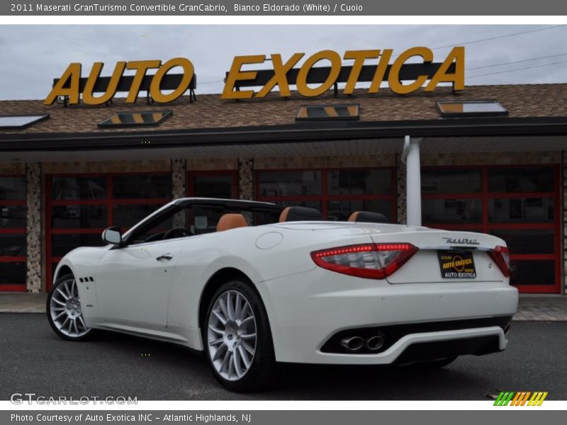 Bianco Eldorado (White) / Cuoio 2011 Maserati GranTurismo Convertible GranCabrio