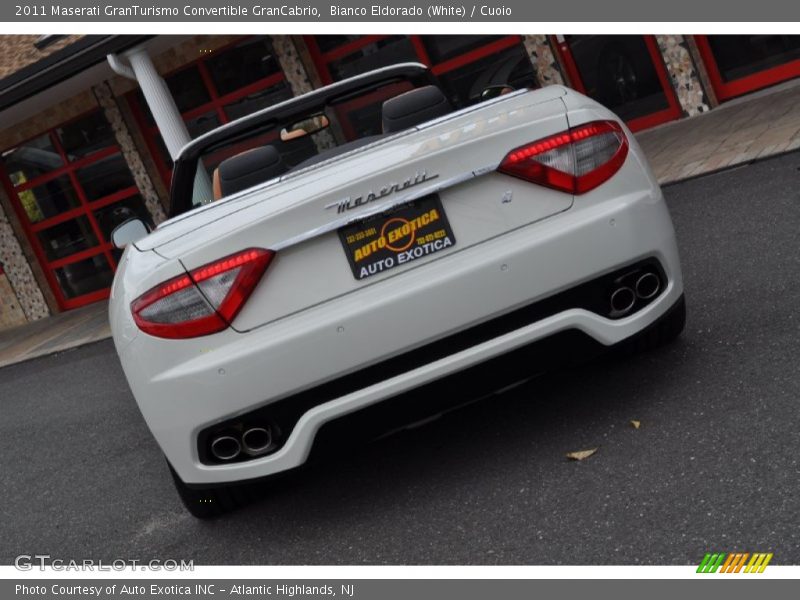 Bianco Eldorado (White) / Cuoio 2011 Maserati GranTurismo Convertible GranCabrio