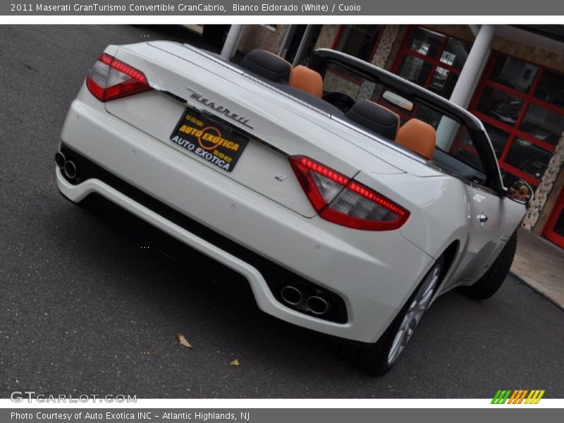 Bianco Eldorado (White) / Cuoio 2011 Maserati GranTurismo Convertible GranCabrio