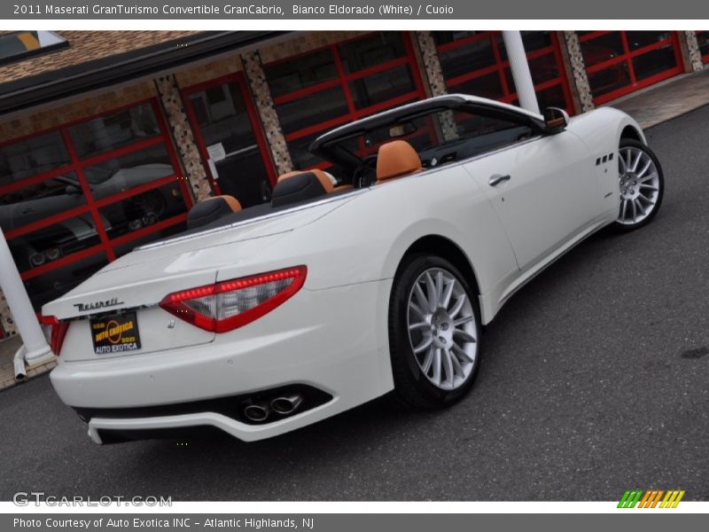 Bianco Eldorado (White) / Cuoio 2011 Maserati GranTurismo Convertible GranCabrio