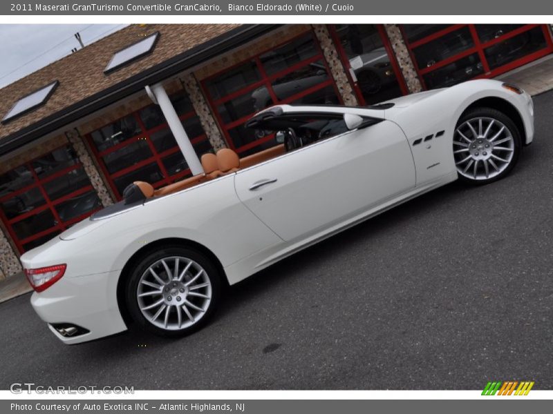 Bianco Eldorado (White) / Cuoio 2011 Maserati GranTurismo Convertible GranCabrio