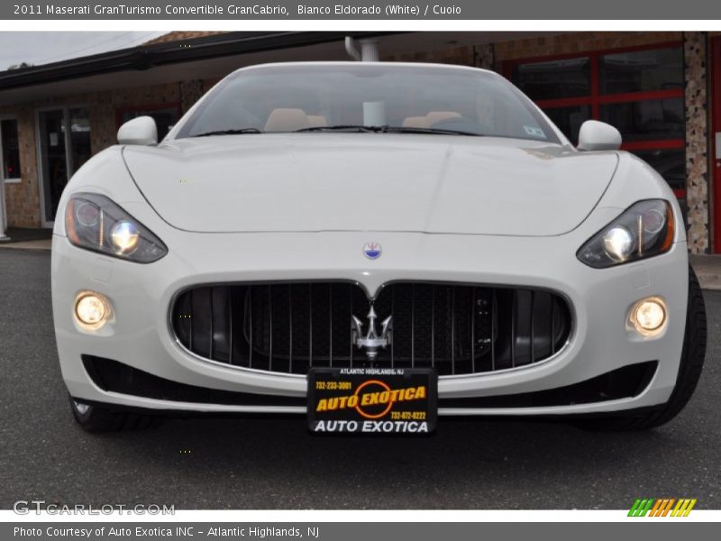 Bianco Eldorado (White) / Cuoio 2011 Maserati GranTurismo Convertible GranCabrio