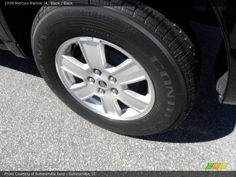 Black / Black 2008 Mercury Mariner I4