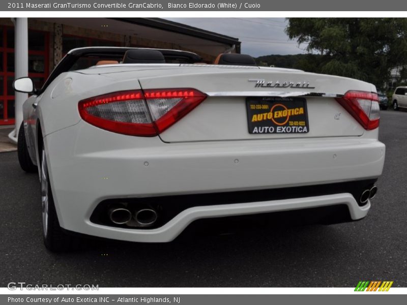 Bianco Eldorado (White) / Cuoio 2011 Maserati GranTurismo Convertible GranCabrio