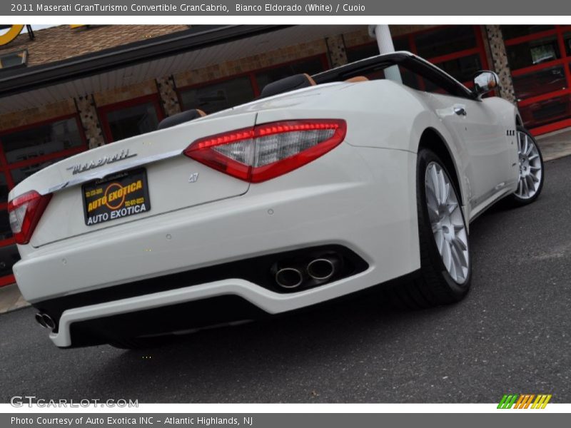 Bianco Eldorado (White) / Cuoio 2011 Maserati GranTurismo Convertible GranCabrio
