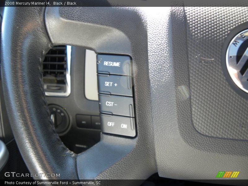 Black / Black 2008 Mercury Mariner I4