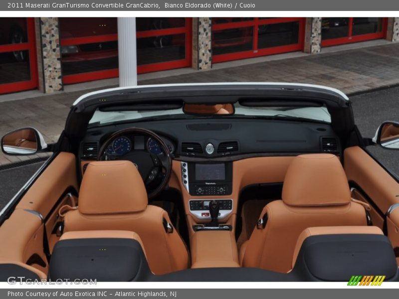 Bianco Eldorado (White) / Cuoio 2011 Maserati GranTurismo Convertible GranCabrio