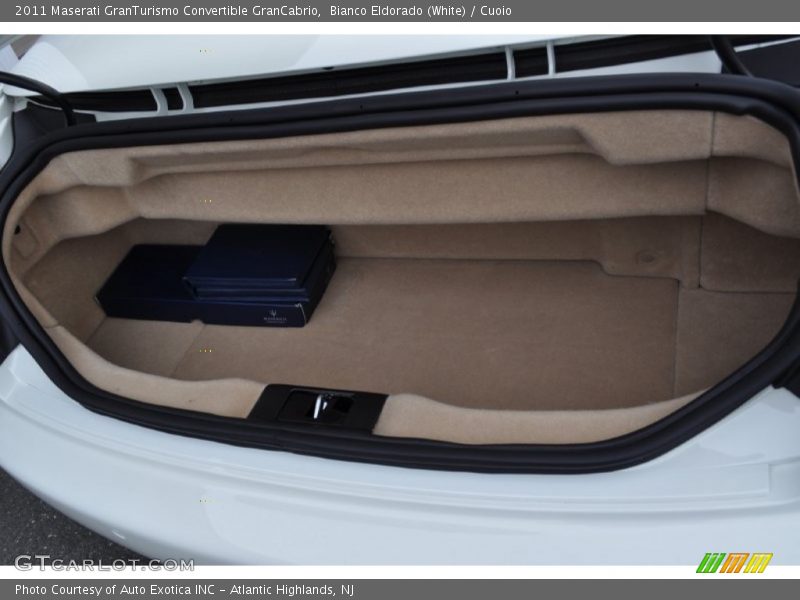 Bianco Eldorado (White) / Cuoio 2011 Maserati GranTurismo Convertible GranCabrio