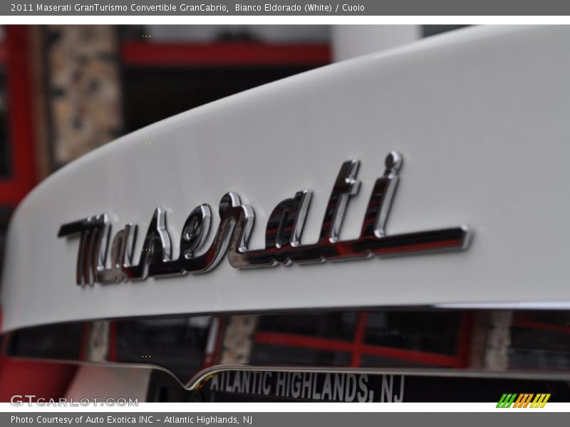 Bianco Eldorado (White) / Cuoio 2011 Maserati GranTurismo Convertible GranCabrio