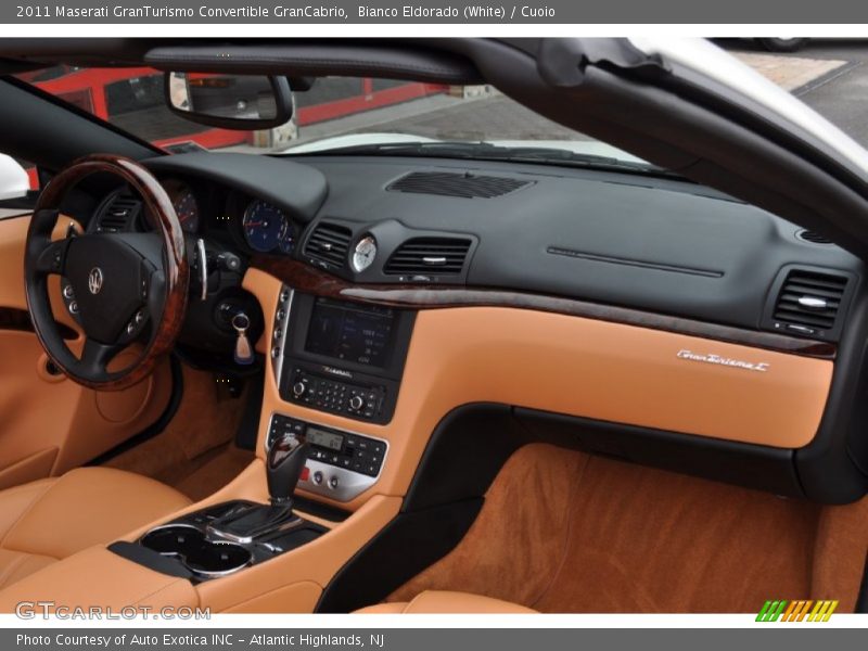 Bianco Eldorado (White) / Cuoio 2011 Maserati GranTurismo Convertible GranCabrio